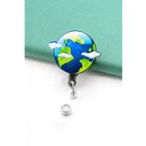 Apptakı YOY0060 Gezegen Dünya Yoyo Yaka Kartığı