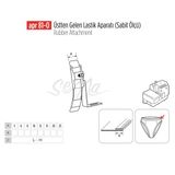 Apr Apere Apr 81-0 10 mm Üstten Gelen Sabit Lastik Aparatı