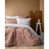 Apricitas Home 160x220 cm Terracotta Tek Kişilik Leros Nevresim Takımı