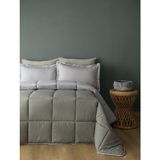 Apricitas Home Betty Yeşil Çift Kişilik Mikro Yatak Örtüsü - 001-Renkli - 240 x 260 cm