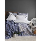 Apricitas Home Çift Kişilik Albatros İndigo Timeless Yatak Örtüsü Nevresim Prime Set - Mavi - 200 x 220 cm