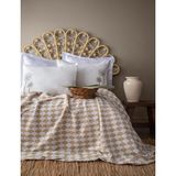 Apricitas Home Çift Kişilik Morocco Yatak Örtüsü Takımı - 230 x 240 cm - Bej