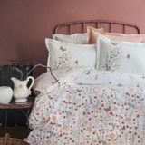 Apricitas Home Çift Kişilik Nevresim Takımı Papillo Blush - Kahve - 220 x 240 cm