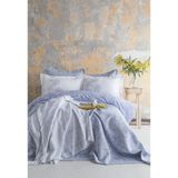 Apricitas Home Çift Kişilik Sorella Cobalt Timeless Yatak Örtüsü Nevresim Prime Set - Mavi - 200 x 220 cm