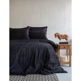 Apricitas Home King Size Times Black Unique Touch Nevresim Takımı - Siyah - 220 x 240 cm