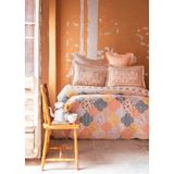 Apricitas Home Molina Çift Kişilik %100 Pamuklu Kapitoneli Dört Mevsim Nevresim Takımı Complete Set - 220 x 230 cm - Somon
