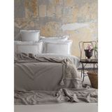 Apricitas Home Moneda Triko Çift Kişilik Yatak Örtülü Nevresim Seti - Taş - 220 x 240 cm