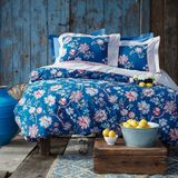 Apricitas Home Ophelia Indigo Nevresim Takımı Çift Kişilik - 220 x 240 cm - Renkli