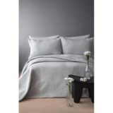 Apricitas Home Savoy Gri Yatak Örtüsü Set Çift Kişilik