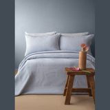 Apricitas Home Savoy Indigo Jakar Yatak Örtüsü Seti Tek Kişilik - 160 x 240 cm