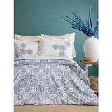 Apricitas Home Senses Celeste Turkuaz Çift Kişilik Pamuk Kapitoneli Nevresim Complete Set - 220 x 230 cm