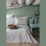 Apricitas Home Senses Elysian Adaçayı Çift Kişilik %100 Pamuk Kapitoneli Nevresim Takımı Complete Set - 220 x 230 cm