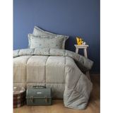 Apricitas Home Teddy Yeşil Softly Tek Kişilik Uyku Seti - 001-Renkli
