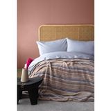 Apricitas Home Tek Kisilik Yatak Ortusu Nevresim Set Lizbon Gri - Yatak Ortusu Lacivert