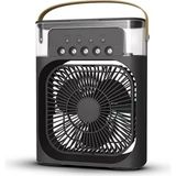 Apricot F14 3 Kademeli Şarjlı Ledli Nemlendirici Özellikli Alarmlı Taşınabilir Masaüstü USB Fan