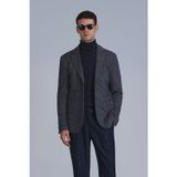 April Spor Erkek Blazer Ceket Slim Fit Lacivert