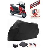 Aprilia Atlantic 200 Branda Siyah Motosiket Brandası Motor Örtüsü Çadır Su Geçirmez Motosiklet Kılıfı Motor Brandası,lastikli,taşıma Torbalı - Arka Çanta UYUMSUZ