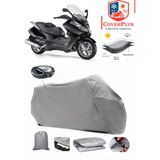 Aprilia Atlantic 500 Sprint Branda Gri Arka Çanta Uyumlu(Topcase) Motosiket Brandası Motor Örtüsü Çadır Su Geçirmez Motosiklet Kılıfı Motor Brandası,lastikli,taşıma Torbalı