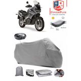 Aprilia Caponord 1000 Etv Abs Branda Gri Arka Çanta Uyumlu(Topcase) Motosiket Brandası Motor Örtüsü Çadır Su Geçirmez Motosiklet Kılıfı Motor Brandası,lastikli,taşıma Torbalı