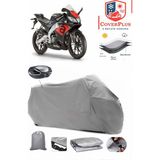 Aprilia Rs 125 Branda Gri Arka Çanta Uyumlu(Topcase) Motosiket Brandası Motor Örtüsü Çadır Su Geçirmez Motosiklet Kılıfı Motor Brandası,lastikli,taşıma Torbalı