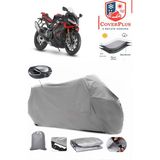Aprilia Rsv4 Factory Branda Gri Arka Çanta Uyumlu(Topcase) Motosiket Brandası Motor Örtüsü Çadır Su Geçirmez Motosiklet Kılıfı Motor Brandası,lastikli,taşıma Torbalı
