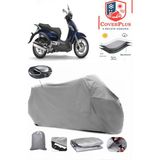 Aprilia Scarabeo 500 Branda Gri Arka Çanta Uyumlu(Topcase) Motosiket Brandası Motor Örtüsü Çadır Su Geçirmez Motosiklet Kılıfı Motor Brandası,lastikli,taşıma Torbalı