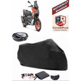 Aprilia Sr Gt 125 Branda Siyah Arka Çanta Uyumlu(Topcase) Motosiket Brandası Motor Örtüsü Çadır Su Geçirmez Motosiklet Kılıfı Motor Brandası,lastikli,taşıma Torbalı