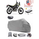 Aprilia Tuareg Branda Gri Arka Çanta Uyumlu(Topcase) Motosiket Brandası Motor Örtüsü Çadır Su Geçirmez Motosiklet Kılıfı Motor Brandası,lastikli,taşıma Torbalı