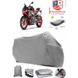 Aprilia Tuono 660 Branda Gri Motosiket Brandası Motor Örtüsü Çadır Su Geçirmez Motosiklet Kılıfı Motor Brandası,lastikli,taşıma Torbalı - Arka Çanta UYUMSUZ