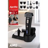 Aprilla AMG-6004 6’sı 1 Arada Erkek Bakım Seti | Saç Sakal Tıraş | Kablolu Kablosuz | Type-C