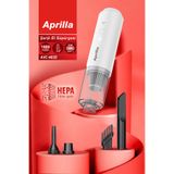Aprilla AVC-4035 Şarjlı El Süpürgesi | 4 Başlık, Yıkanabilir HEPA Filtre, Type-C Şarj