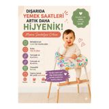 Apronica Geometri Desen Mama Sandalyesi Örtüsü ( KESE HEDİYELİ)
