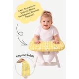 Apronica Papatya Desen Mama Sandalyesi Örtüsü ( KESELİ)