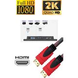 Apronx 3 Metre Örgülü HDMI Kablo - 3 Metre HDMI to HDMI Kablo Örgülü Form 1.4V