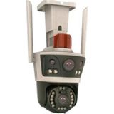 apronx apx-wp233 6mp 3.6mm 2-2.8mm üç kamera 39 led wifi ptz güvenlik kamerası - Yok