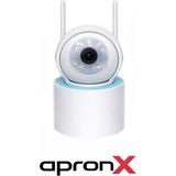 Apronx AX-DN230 3mp 3.6mm Full Color Mikrofonlu Ptz Wıfı Kamera - beyaz