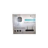 apronx bs420 4 kanal nvr + 3mp 4 kamera full color mik. wifi set güvenlik kamerası - Yok