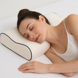 Apsara Ergonomik Visco Yastık Boyun Destek Yastığı - 34 x 55 cm - Beyaz