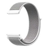 Apsuwa Amazfit Gtr 47MM Uyumlu Kordon Velcro Kumaş Saat Kordonu 22/LM10--BEYAZ