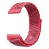 Apsuwa Amazfit Gtr 47MM Uyumlu Kordon Velcro Kumaş Saat Kordonu 22/LM10--KIRMIZI - Kırmızı