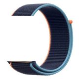 Apsuwa Amazfit Gtr 47MM Uyumlu Kordon Velcro Kumaş Saat Kordonu 22/LM10--MAVI