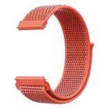 Apsuwa Amazfit Gtr 47MM Uyumlu Kordon Velcro Kumaş Saat Kordonu 22/LM10--TURUNCU