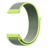 Apsuwa Amazfit Gtr 47MM Uyumlu Kordon Velcro Kumaş Saat Kordonu 22/LM10--YEŞIL