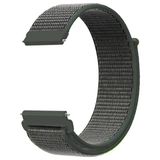 Apsuwa Amazfit Retro Neo Kordon Velcro Kumaş Cırt Cırtlı 20/ıt - Koyu Yeşil