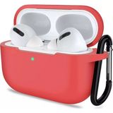 Apsuwa Apple Airpods Pro 3 Kılıf Silikon Kırmızı