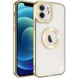 Apsuwa Apple iPhone 11 Omega Kamera Korumalı Logo Gösteren Silikon Gold Telefon Kılıfı