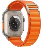 Apsuwa Apple Watch 11 46MM Kordon Kayış Kumaş Alpine - Turuncu