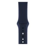 Apsuwa Apple Watch Nike+ 4 40MM Uyumlu Kordon Mat Jel Silikon Saat Kordonu 40/bb--Lacivert