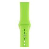 Apsuwa Apple Watch Nike+ 4 40MM Uyumlu Kordon Mat Jel Silikon Saat Kordonu 40/bb--Neon Yeşil
