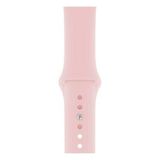 Apsuwa Apple Watch Nike 6 40MM Uyumlu Kordon Mat Jel Silikon Saat Kordonu 40/bb--Kum Pembe